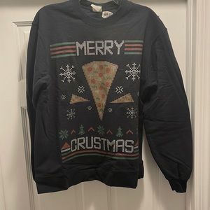 Merry Crustmas Christmas Sweater size Large